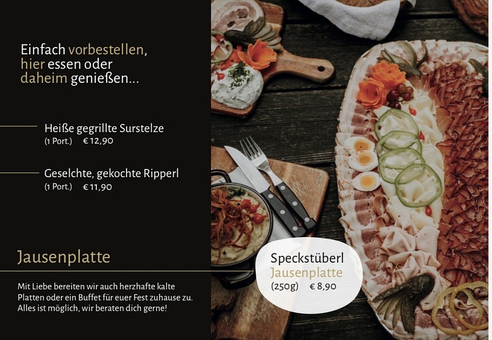 Kalte Platten , Kaltes Buffet , Stelzen